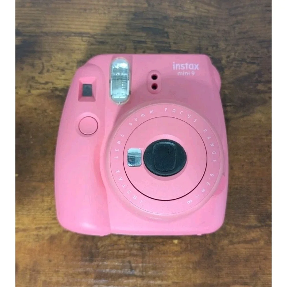 Fujifilm instax mini 9 Instant Camera  Flamingo Pink  Tested Working
